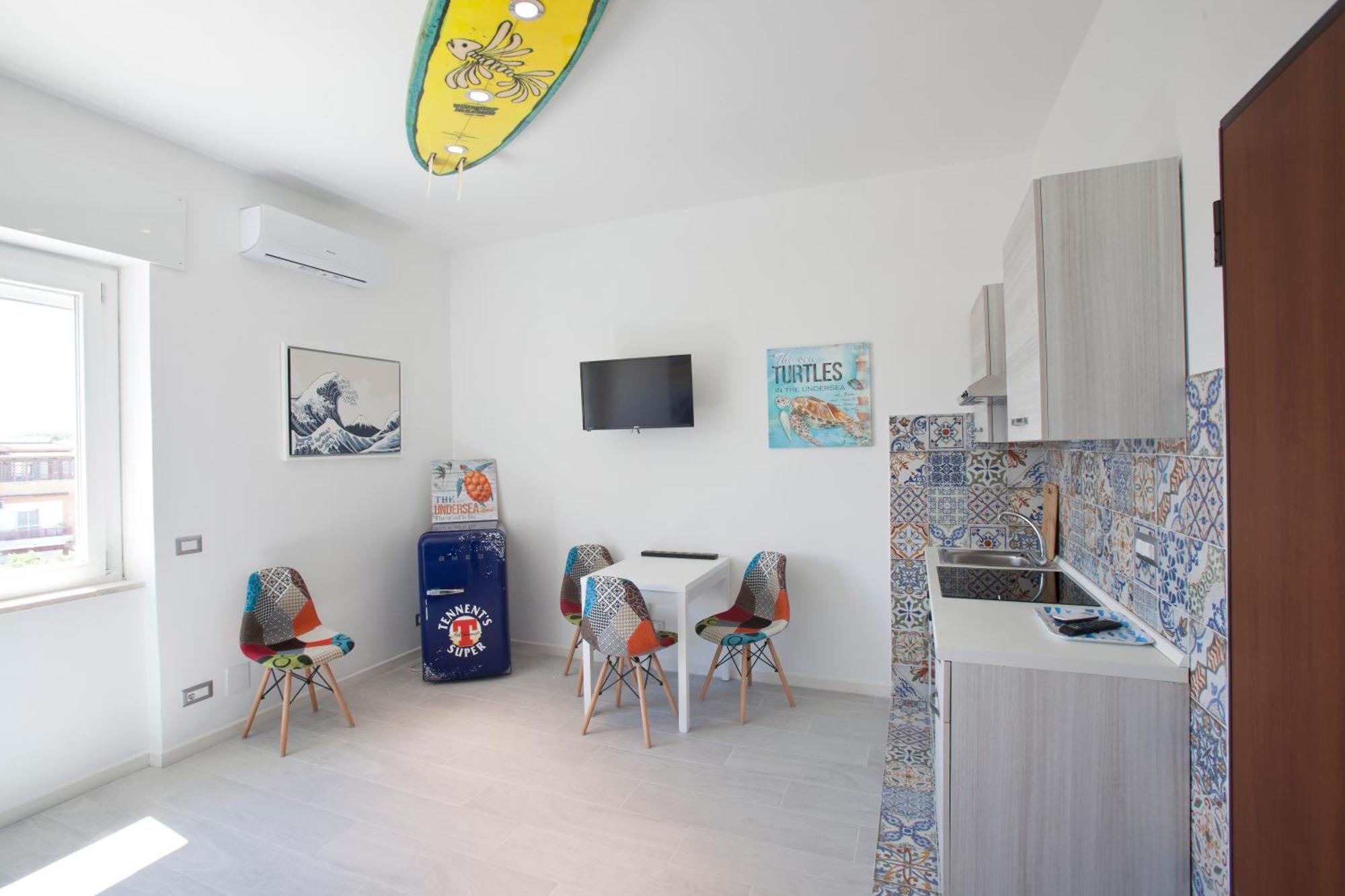 Surf And Windsurfer House Anzio Leilighet Eksteriør bilde